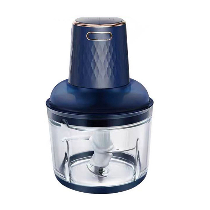 بائع OEM لمفرمة اللحم ، قطاعة طعام ، قطاعة خضروات مع وعاء زجاجي سعة 1.2 لتر